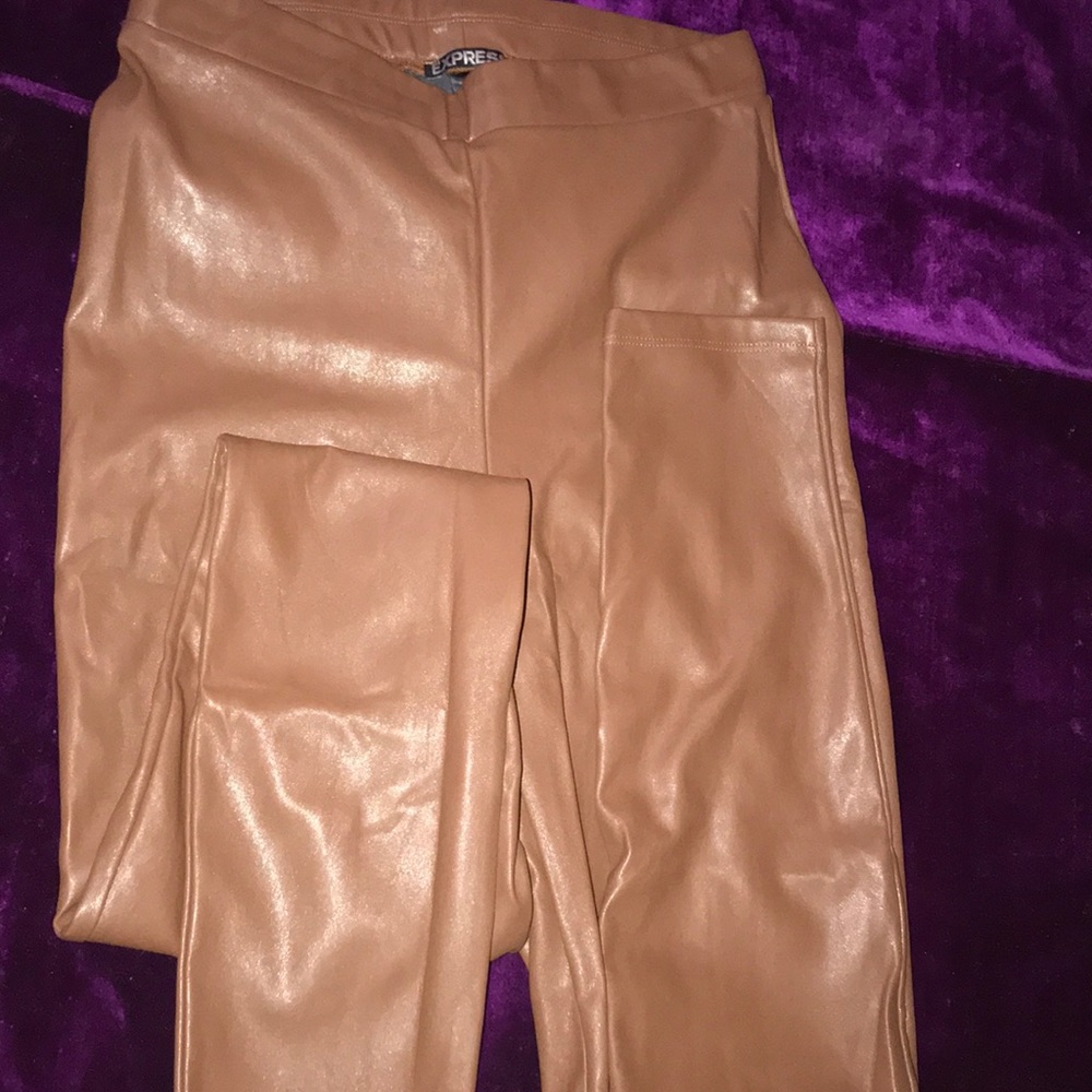 Pleather Express Skinny Pants